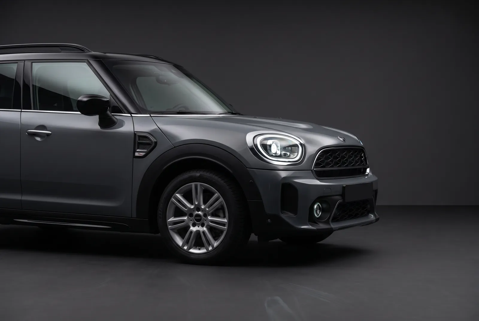 Detail van een Mini Countryman