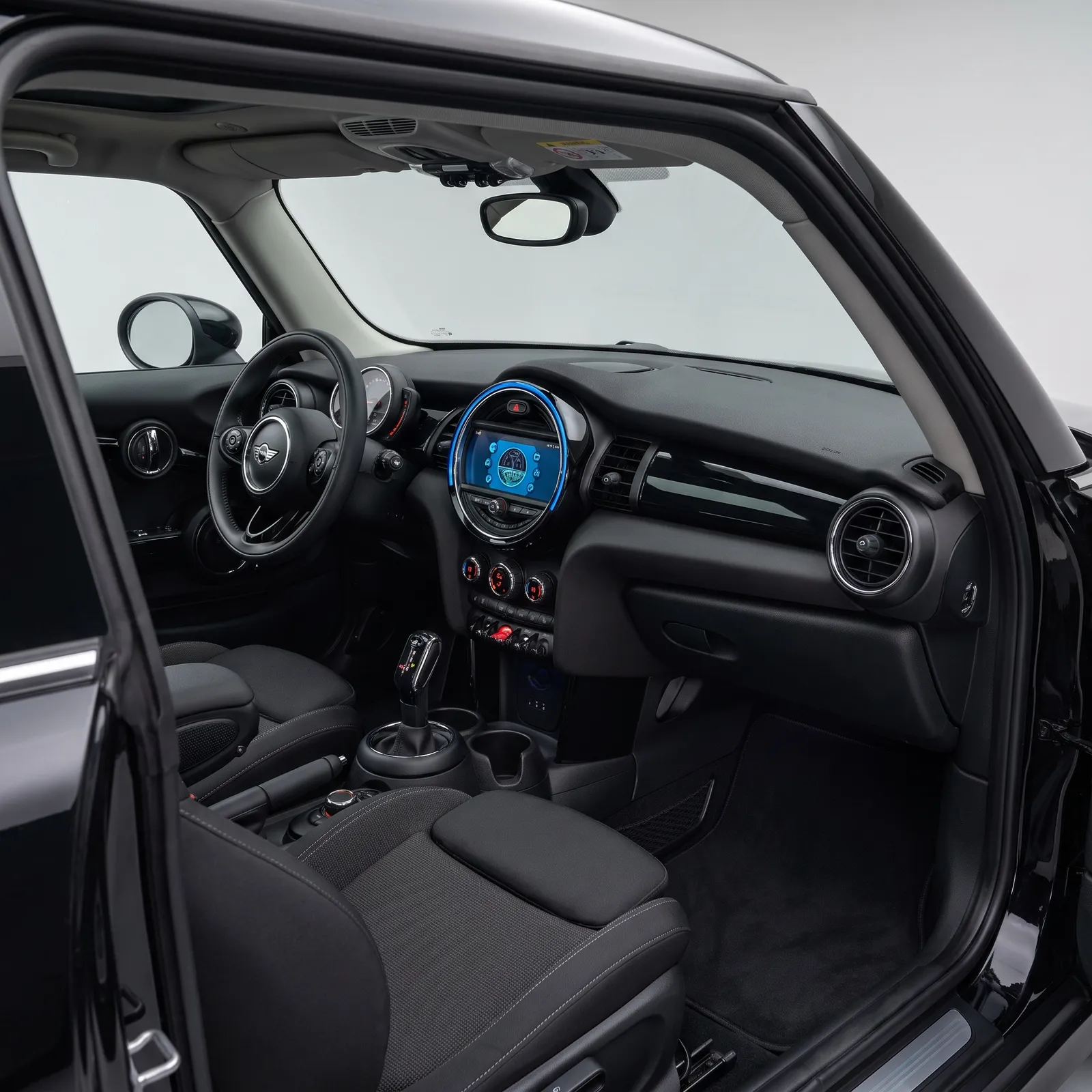Interieur van een Mini